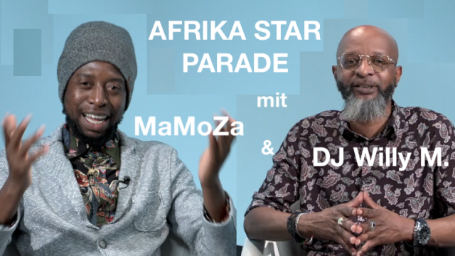 Zu Gast in der Afrika Star Parade ist der Künstler Roben Mlauzi aka MaMoZa (Malawi-Mozambik & Zimbambwe). Im Gespräch mit Dj Willy M. erzählt er über seine Musik und präsentiert dazu seinen Videclip "Wongo". Danach gibt es einen Ausschnitt vom 20. Kasumama Afrika Festival, wo er mit seiner Band Live dabei war.