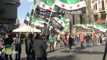 Posterframe von Freiheit für Syrien