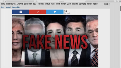 Posterframe von Fake News – Wenn Nachrichten lügen lernen