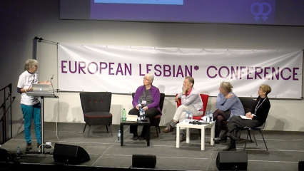 Posterframe von European Lesbian Conference 2017 - History of Lesbian Movement in Europe