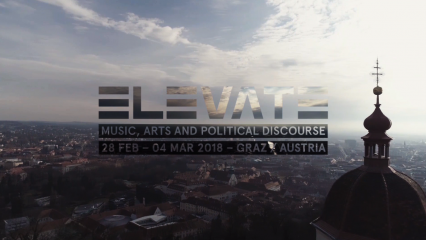 Posterframe von Elevate Festival 2018: Risk & Courage