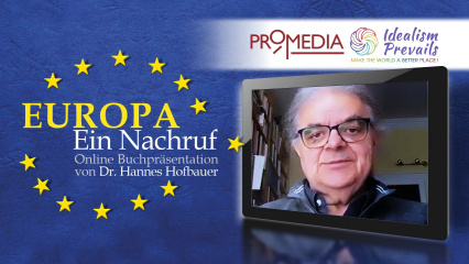 Posterframe von Europa – ein Nachruf (Online Buchpräsentation von Dr. Hannes Hofbauer)