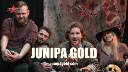 Posterframe von JUNIPA GOLD LIVE IM STUDIO ZUM MITTELPUNKT DER WELT