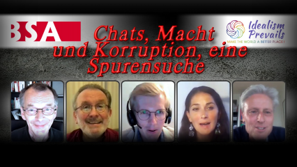 Posterframe von Chats, Macht und Korruption: Eine Spurensuche - BSA