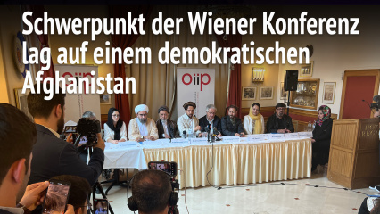 Posterframe von Oxus: Wiener Prozess für ein demokratisches Afghanistan
